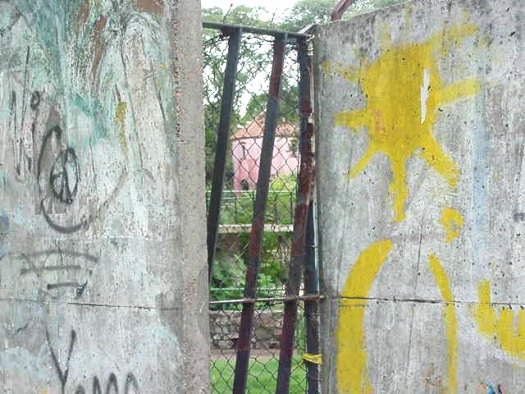 Rosell y Rius esquina Videla (muro del zool�gico)