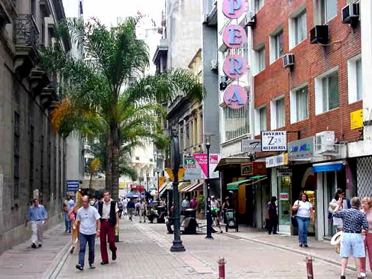 Peatonal Sarand� entre Juan Carlos G�mez y Bartolom� Mitre